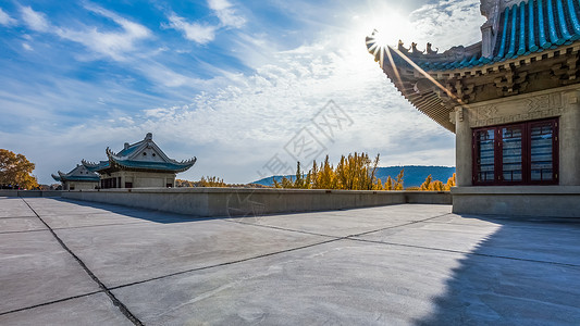 湖北武汉大学建筑背景图片