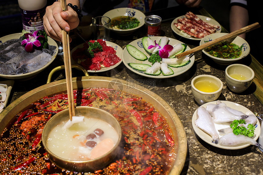 中国特色美食火锅图片