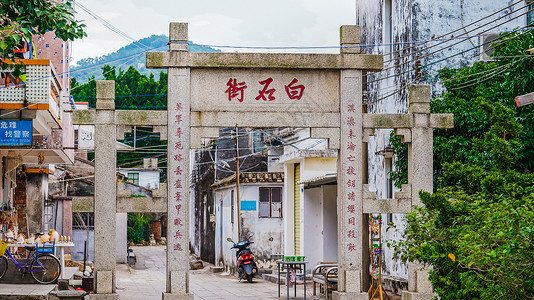 广东珠海白石街旅行高清图片素材