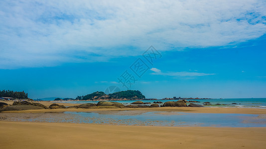 珠海金湾福建东山岛金銮湾背景