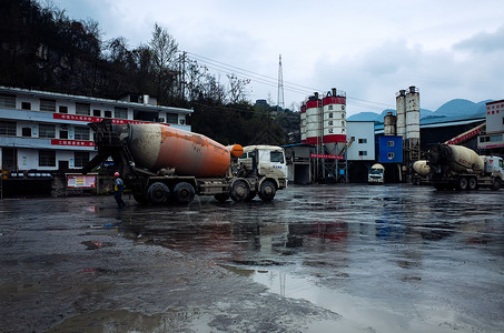 运输行业安全生产施工现场背景