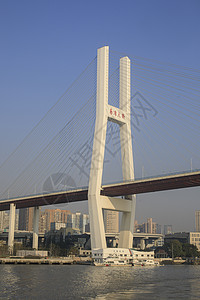 上海景点南浦大桥背景图片
