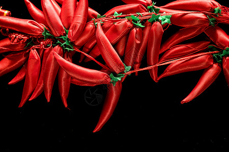 新年红辣椒背景图片