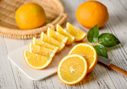切开橙子橙子背景
