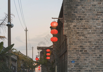 中国风的灯笼装饰图片