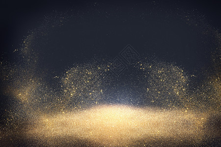 枫叶动素材金色磨砂背景设计图片