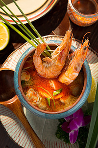冬阴功汤最喜欢的泰国菜高清图片