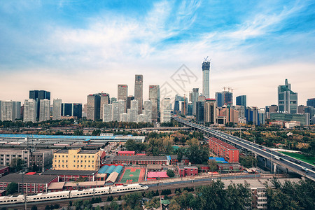 北京国贸城市和道路图片