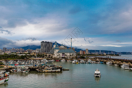 台北淡水渔人码头图片