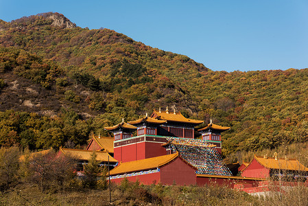 赤峰美林谷康宁寺背景图片