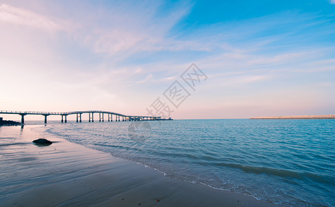 珠海桥厦门珠海海边背景