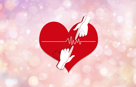 心率耳机献血设计图片
