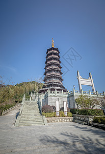 宁波天童寺老建筑天童寺高清图片