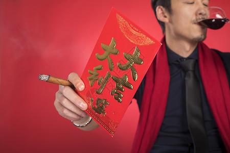 新年商务人像背景图片