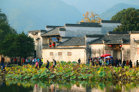 安徽宏村风景区高清图片