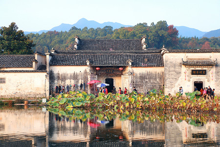 安徽宏村风景区高清图片