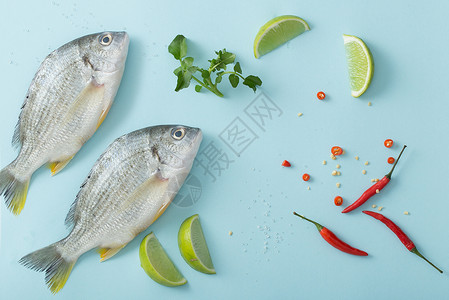 生鲜鱼美食拍卖鱼高清图片