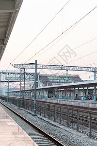火车车站站台图片
