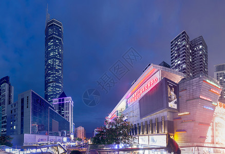 贸易中心深圳华强北夜景背景