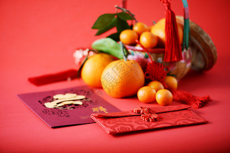 新年红火水果背景图片