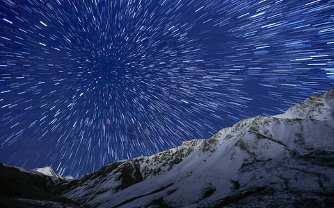 夜晚星空图片