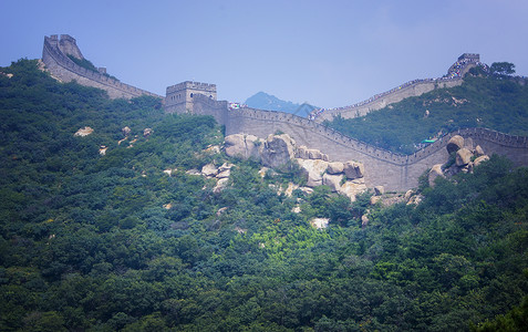 北京八达岭长城风景长城背景