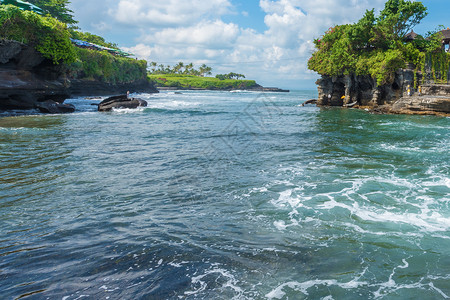 印度尼西亚蓝梦岛巴厘岛美景背景