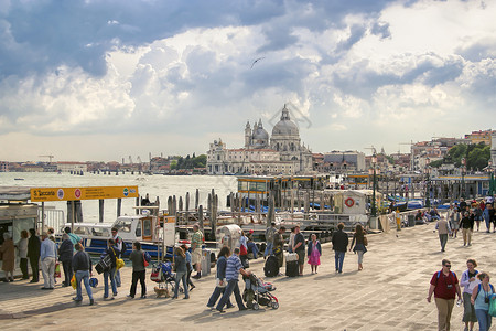 意大利威尼斯港口风光户外高清图片素材