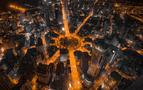现代城市夜景繁华高清图片素材