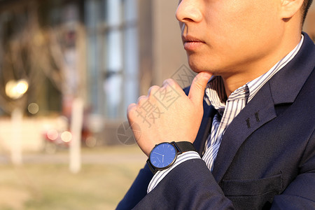 男士手表 背景图片