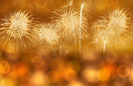 新年烟花背景光斑高清图片素材