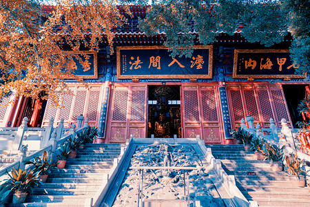 武汉宝通禅寺背景图片