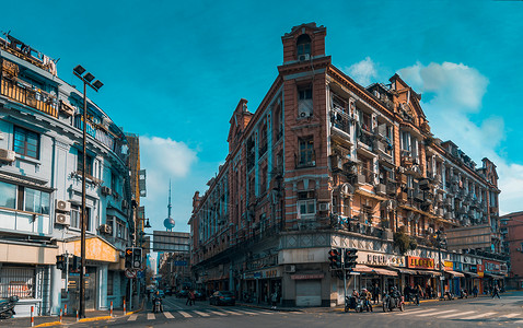 上海老建筑背景