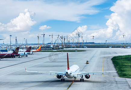 机场起飞航空国际高清图片