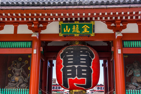 日本东京雷门浅草寺高清图片