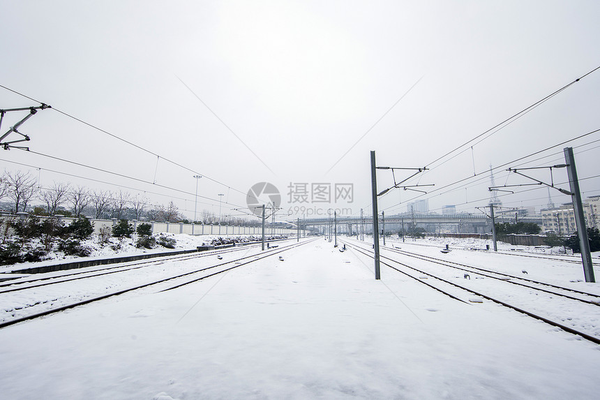 大雪后的雪景图片