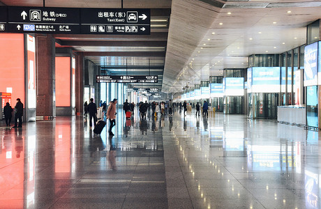 春运火车站高铁地铁站背景