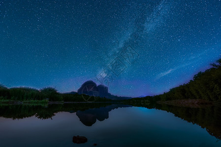 银河星空背景图片