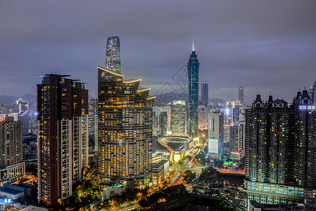 深圳夜景科技背景高清图片素材