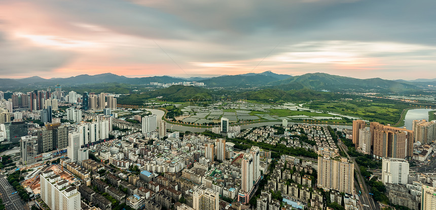 城市和田园图片