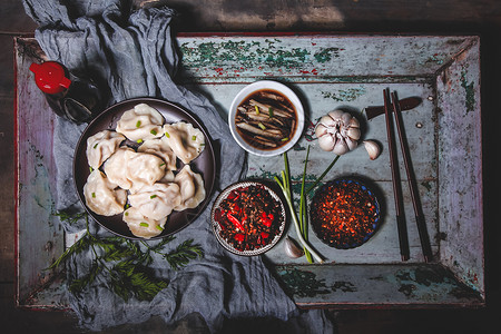 美食饺子三鲜水饺高清图片