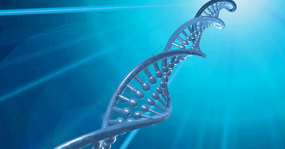 微生物技术DNA基因链条设计图片