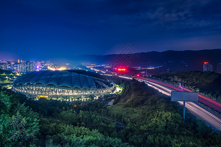 重庆夜景城市夜景高清图片素材