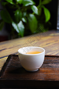 一杯茶白瓷茶杯高清图片