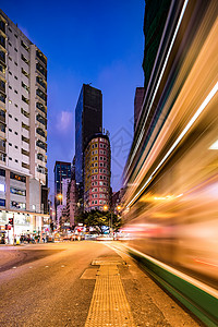 香港城市夜景背景图片