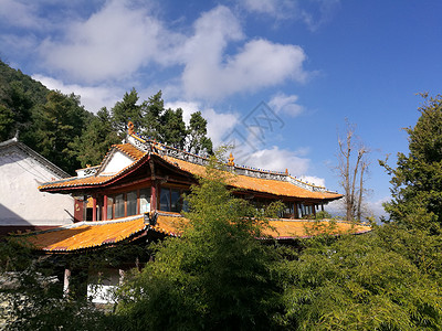 苍山感通索道云南苍山索道自然风光背景