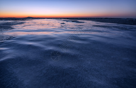 冰封海面图片