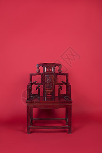 中式传统木椅背景图片