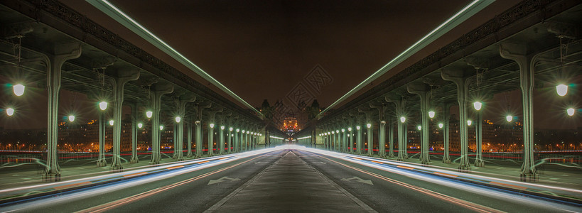 公路延时城市道路夜景背景