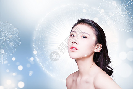 美容护肤韩国美女车模高清图片